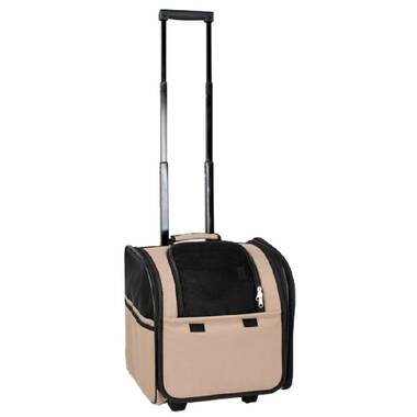 Airline approved wheeled top pet carrier